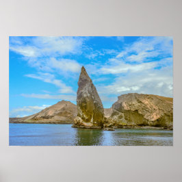 Poster Rocha Pinnacle, Ilha Bartolomé, Ilhas Galápagos