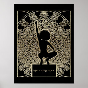 Poster Rocha preta das meninas!