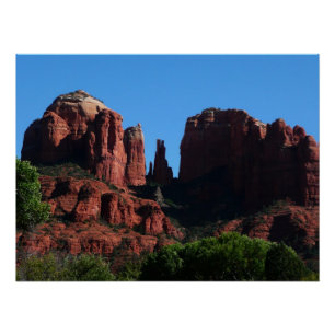 Pôster Rochas da Catedral em Sedona Arizona Monumento