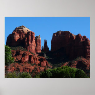 Pôster Rochas da Catedral em Sedona Arizona Monumento