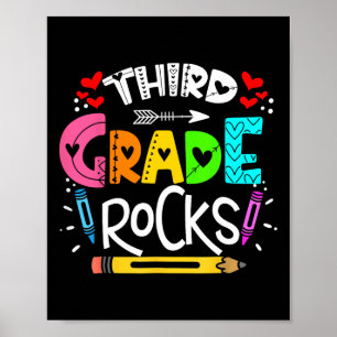 Poster Rochas do 3º ano do terceiro ano voltam às aulas