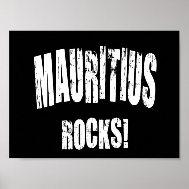 Pôster Rochas Maurícias! (Frente)