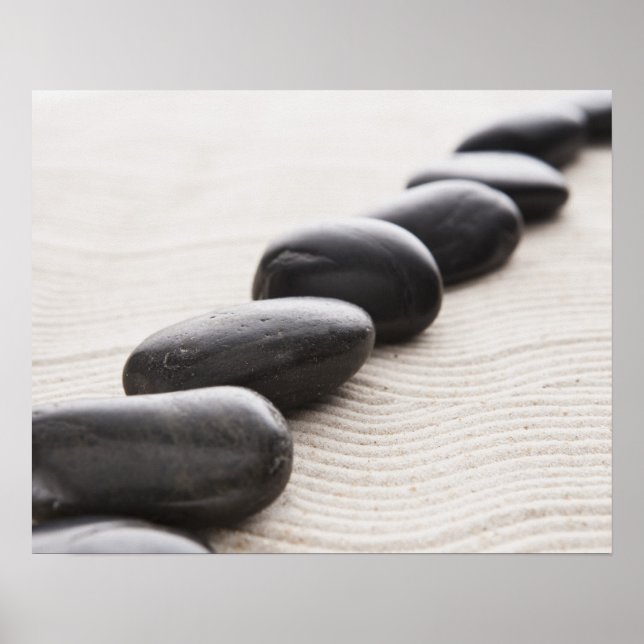 Poster Rochas na areia (Frente)