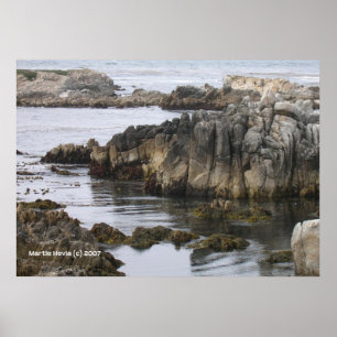 Pôster Rochas no mar