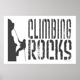 Poster Rochas Subindo