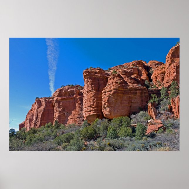 Poster Rochas Vermelhas Palatki 3288 (Frente)