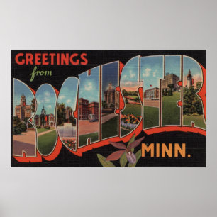 Pôster Rochester, Minnesota - grandes cenas 2 da letra