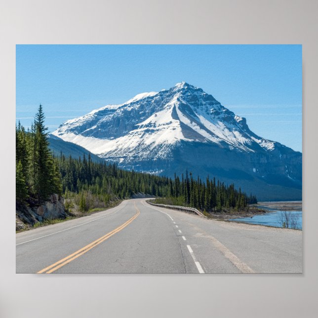 Poster Rochos Canadianos - Icefields Parkway Highway 93 (Frente)