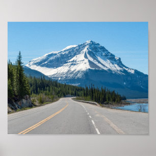 Poster Rochosas Canadenses - Estrada do Parkway 93