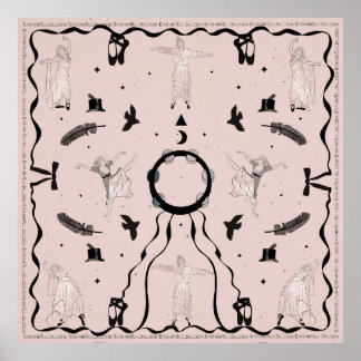 Poster Rock and Roll Ballerina II