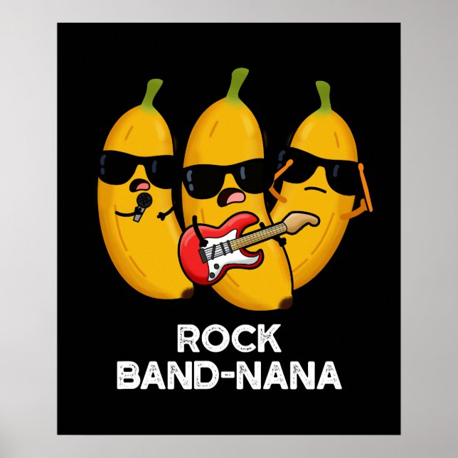 Poster Rock Banda Nana Funny Banana Pun (Frente)