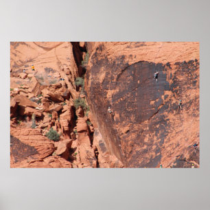 Poster Rock Climators Ultraman Wall Red Rock Nevada
