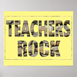 Poster Rock de Professores