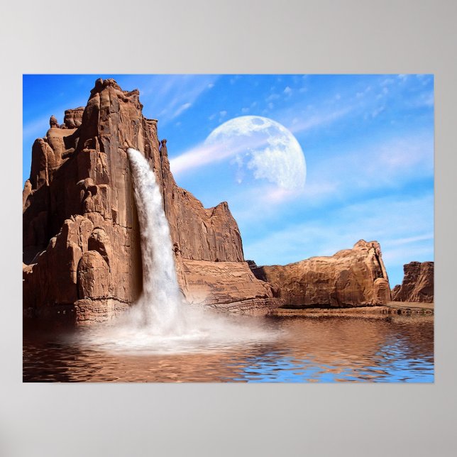 Pôster Rock Falls (Frente)