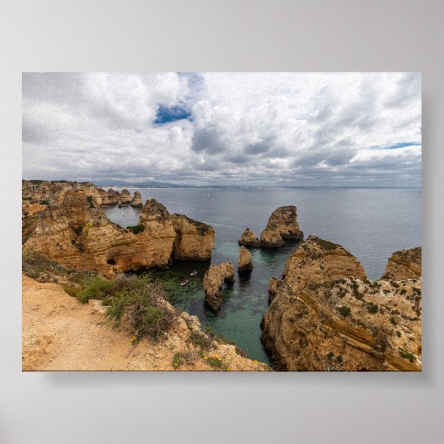 Poster Rock formations in Algarve (Frente)