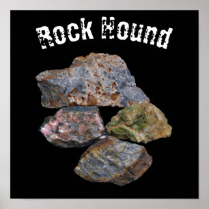Poster Rock Hound Mineral Collectors Funny