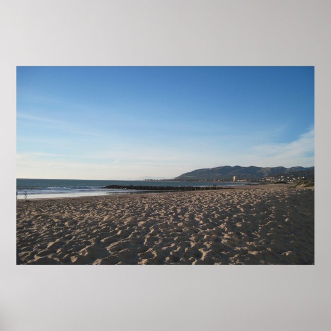 Pôster Rock Jetty na Ventura Beach (Frente)