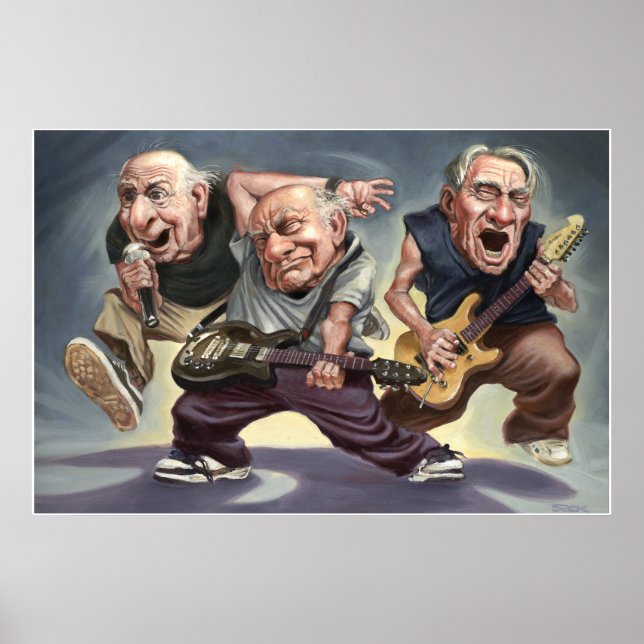 Poster Rock Jurássico (Frente)