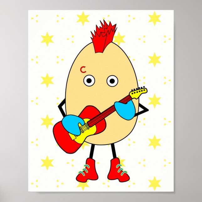 Poster Rock Musical Egghead (Frente)