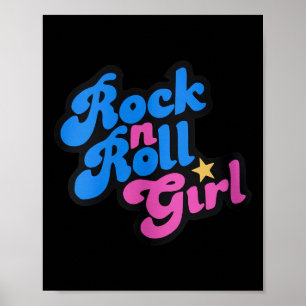 Poster Rock N Roll Girl Ocean Fish Halloween Figurumes Gr