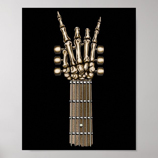 Poster Rock On Banda Para As Mulheres Rock And Rols Para  (Frente)