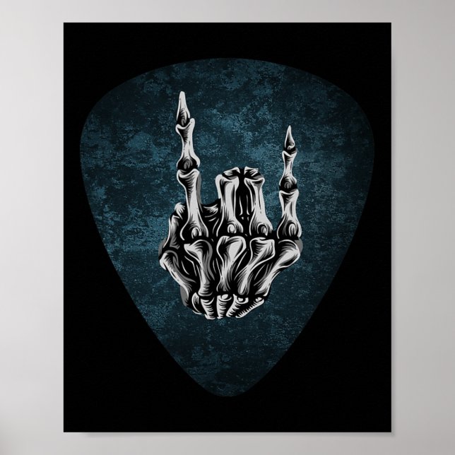 Poster Rock On Banda Para As Mulheres Rock And Rols Para  (Frente)