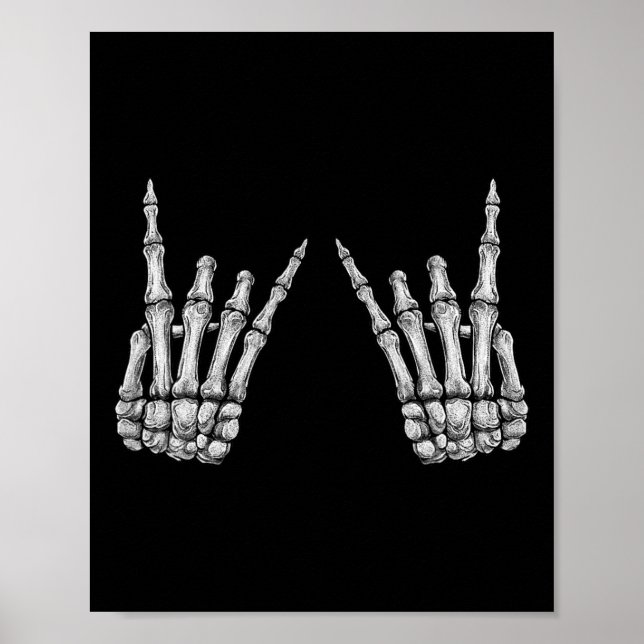 Poster Rock On Banda Para As Mulheres Rock And Rols Para  (Frente)