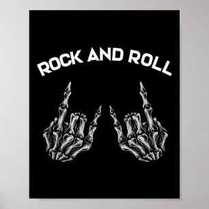 Poster Rock On Banda Para As Mulheres Rock And Rols Para
