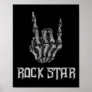 Poster Rock On Banda Para As Mulheres Rock And Rols Para