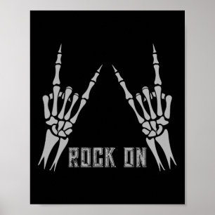 Poster Rock On Banda Para As Mulheres Rock And Rols Para