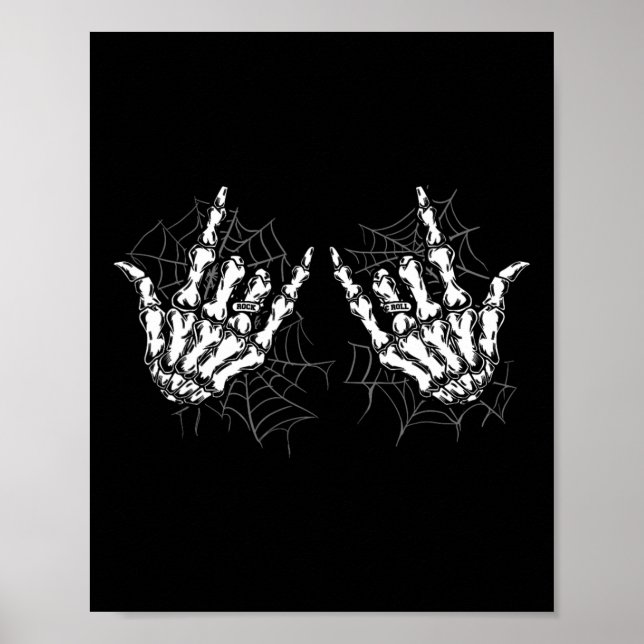 Poster Rock On Banda Rock And Roll Men Halloween Cos (Frente)