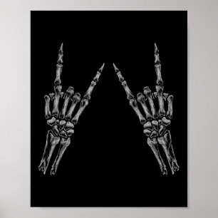 Poster Rock On Bynd Camisetas Para Mulheres Rock And Roll