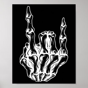 Poster Rock On Bynd Camisetas Para Mulheres Rock And Roll