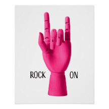Rock On. Poster Brilhante