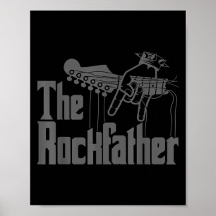 Poster Rock Padre Engraçado Citação Pelo Seu Pai Legal