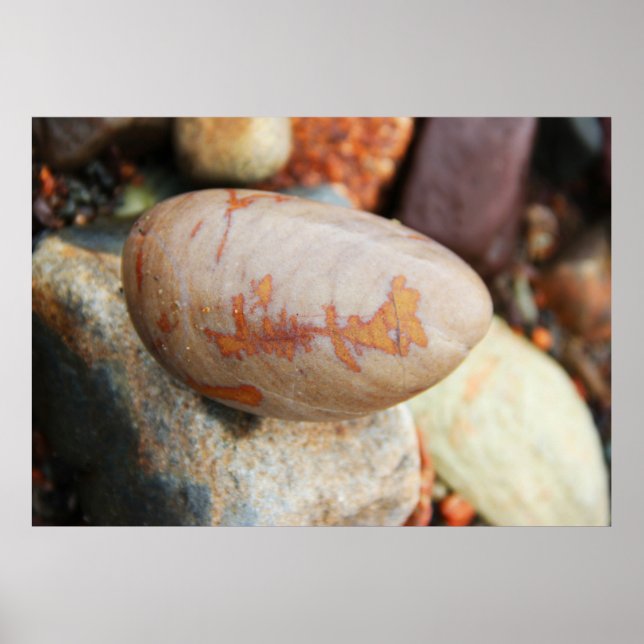 Poster Rock Pattern - Costa Fundy (Frente)