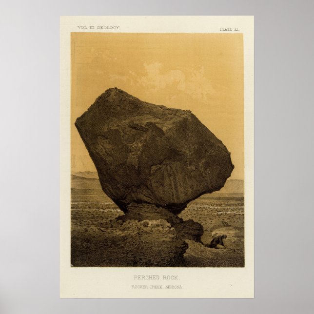 Poster Rock Perch, Rocker Creek, Arizona (Frente)