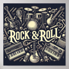 Poster Rock & Roll