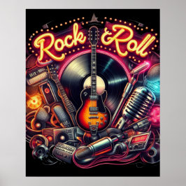 Poster Rock & Roll