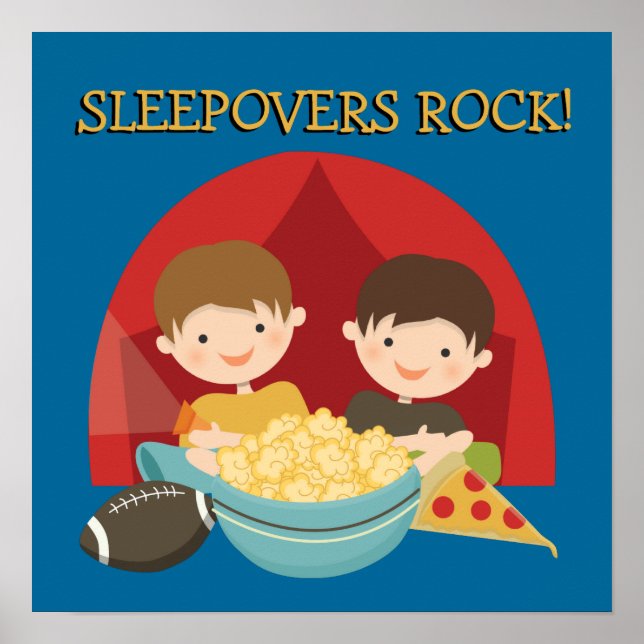 Pôster Rock Sleepovers (Frente)