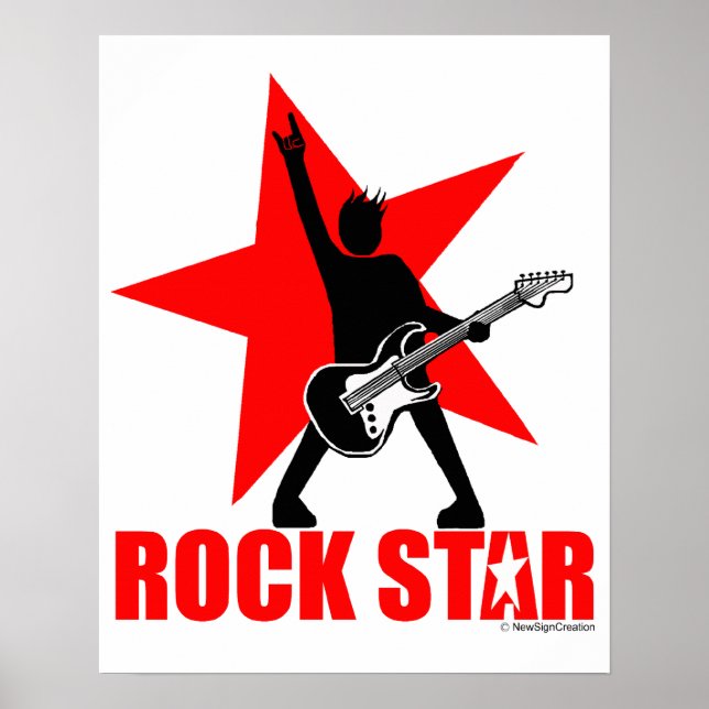 Pôster Rock Star (Frente)