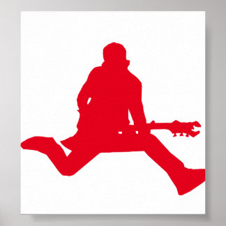 Pôster Rock Star Red