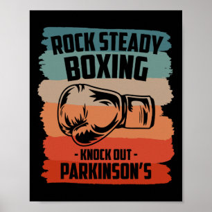 Poster Rock Steady Boxing elimina o inspirador de Parkins