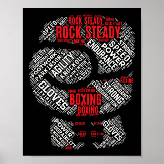 Poster Rock Steady Boxing Glove Parkinson