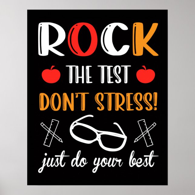 Poster Rock the Test (Frente)