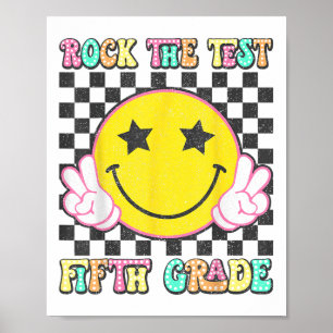Poster Rock The Test Day 5 Teacher Grade 5º Grau Te