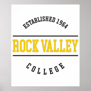 Poster Rock Valley College - RVC Ouro Eagles