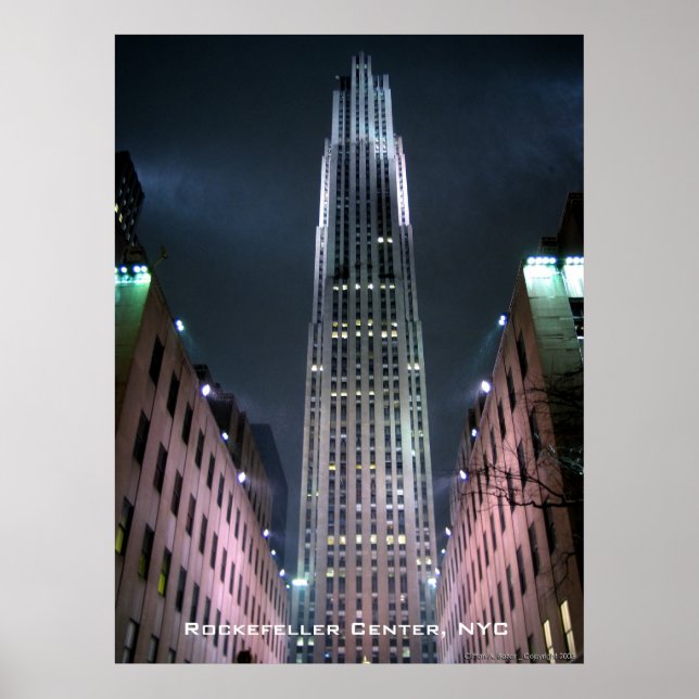 Poster Rockefeller Center (Frente)