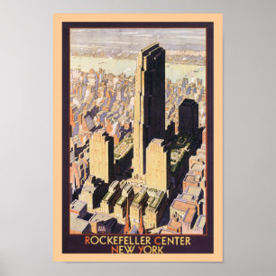 Poster Rockefeller Center New York