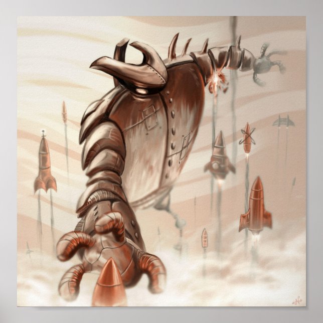 Poster Rocket Bot (Frente)